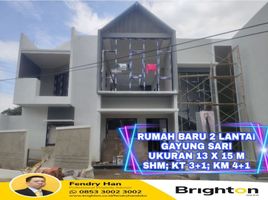 4 Bedroom House for sale in Gayungan, Surabaya, Gayungan