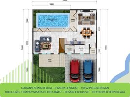 2 Kamar Vila for sale in Gayungan, Surabaya, Gayungan