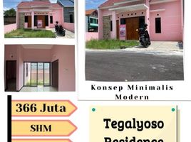 2 Bedroom House for sale in Klaten Selatan, Klaten, Klaten Selatan