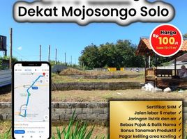  Land for sale in Gondangrejo, Karanganyar, Gondangrejo