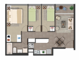 3 Habitación Apartamento en venta en Chile, Santiago, Santiago, Santiago, Chile