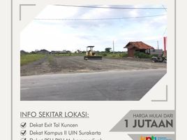  Land for sale in Delanggu, Klaten, Delanggu