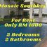 2 Bedroom Apartment for rent in Bandar Johor Bahru, Johor Bahru, Bandar Johor Bahru