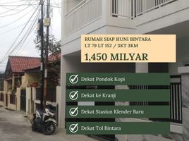 3 Kamar Vila for sale in Duren Sawit, Jakarta Timur, Duren Sawit