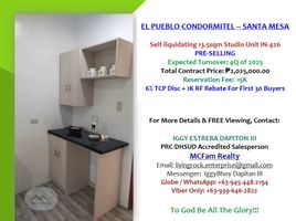 Studio Condo for sale in Sampaloc, Manila, Sampaloc