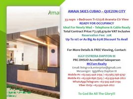 1 Bedroom Apartment for sale in Araneta Center–Cubao LRT-2, Quezon City, Quezon City