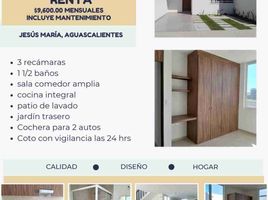 3 Bedroom House for rent in Jesus Maria, Aguascalientes, Jesus Maria