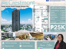 2 Bedroom Apartment for sale at The Crestmont, Quezon City, Eastern District