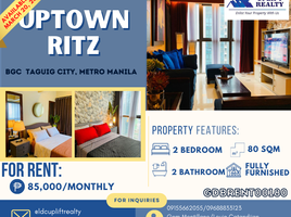 2 Schlafzimmer Wohnung zu vermieten im Uptown Ritz Residences, Malabon City, Northern District