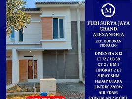 2 Kamar Rumah for sale in Gedangan, Sidoarjo, Gedangan