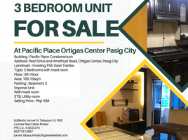 3 Bedroom Apartment for sale in Pasig City, Eastern District, Pasig City