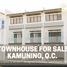 4 chambre Maison de ville for sale in Dr. Jesus C. Delgado Memorial Hospital, Quezon City, Quezon City