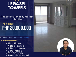 4 Bedroom Apartment for sale in Vito Cruz LRT-1, Malate, Malate