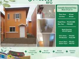 2 Bedroom Townhouse for sale in General Trias City, Cavite, General Trias City