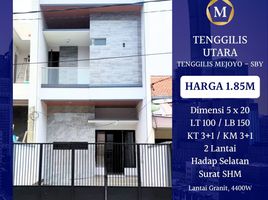 4 Habitación Casa en venta en Tenggilis Mejoyo, East Jawa, Tenggilis Mejoyo