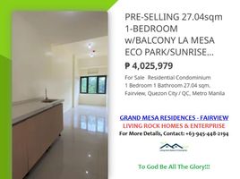 1 Bedroom Apartment for sale in Metro Manila, Quezon City, Eastern District, Metro Manila