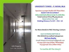 Studio Wohnung zu verkaufen in Sampaloc, Metro Manila, Sampaloc