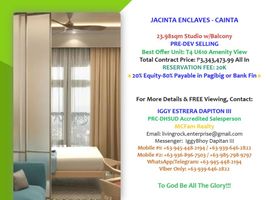 Studio Condo for sale in Rizal, Calabarzon, Cainta, Rizal