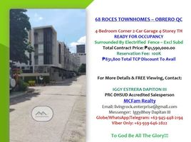 4 chambre Maison de ville for sale in Eastern District, Metro Manila, Quezon City, Eastern District