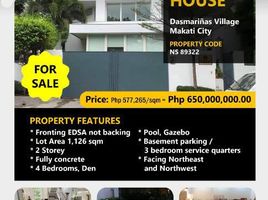 4 Bedroom House for sale in Makati City, Southern District, Makati City