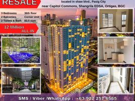 3 Habitación Departamento en venta en Lumiere Residences, Pasig City