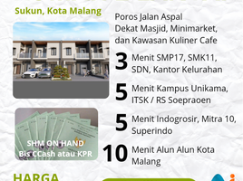 3 Bedroom House for sale in Sukun, Malang Regency, Sukun