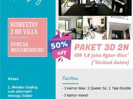 3 Kamar Vila for rent in Indonesia, Megamendung, Bogor, West Jawa, Indonesia