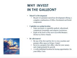 1,566 m² Office for sale at Offices at The Galleon, Pasig City