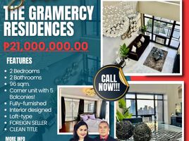 2 Bedroom Apartment for sale at The Gramercy Residences, Makati City