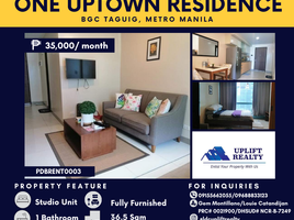 1 Bedroom Condo for rent at One Uptown Residences, Makati City, Southern District