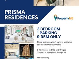 3 Bedroom Condo for sale at prisma residences dmci , Pasig City, Eastern District