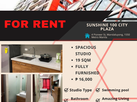 Estudio Apartamento en alquiler en Sunshine 100 City Plaza, Mandaluyong City