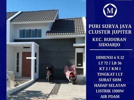 2 Kamar Rumah for sale in Gedangan, Sidoarjo, Gedangan