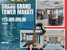 4 Bedroom Apartment for sale at THE SHANG GRAND TOWER, Makati City