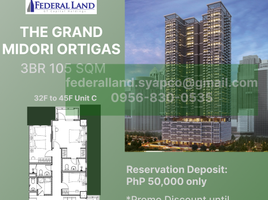 3 Habitación Departamento en venta en Ortigas MRT-3, Mandaluyong City, Pasig City