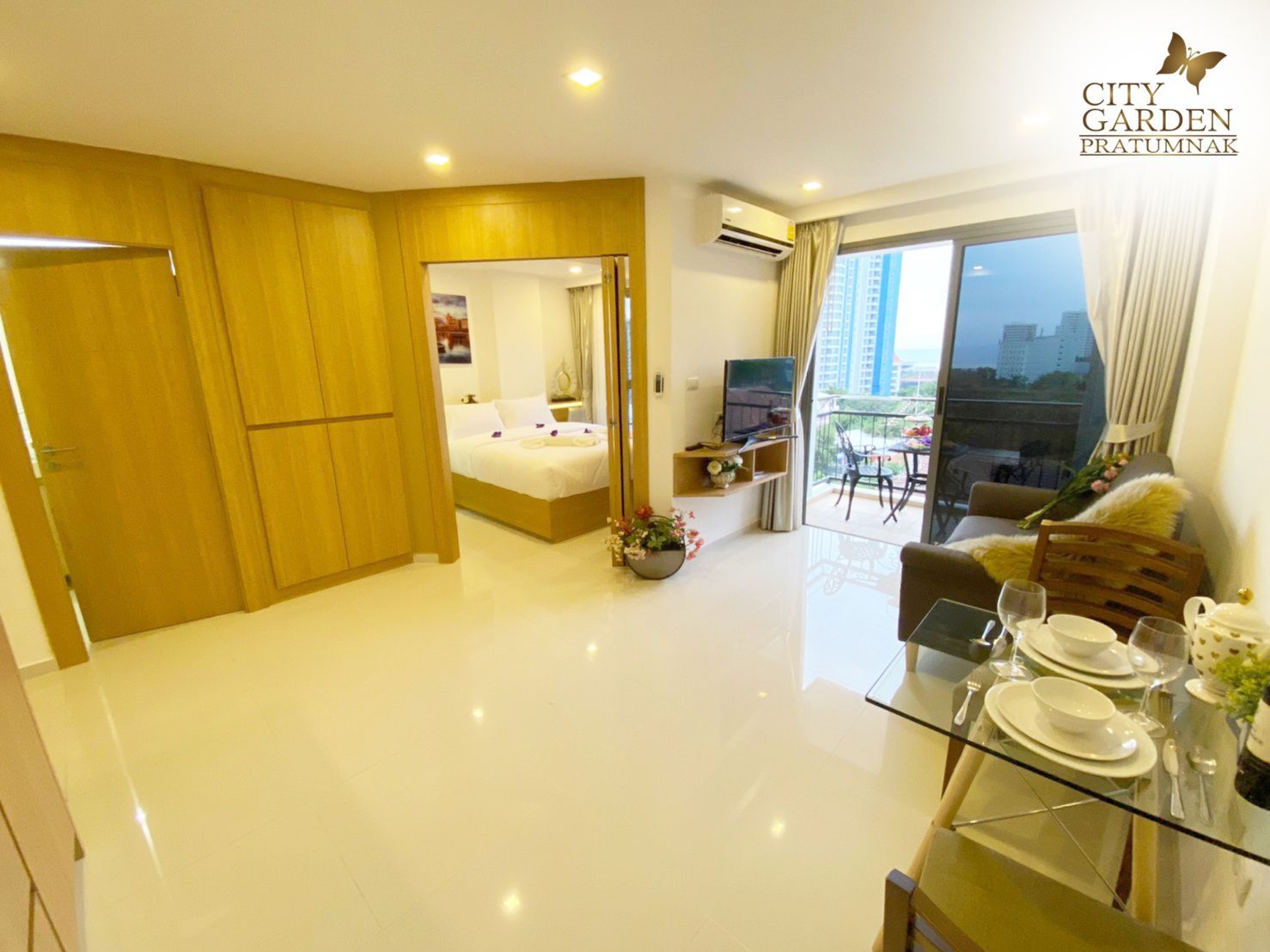 1 Bedroom Apartment For Rent At City Garden Pratumnak