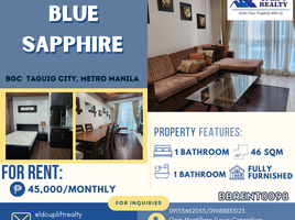 1 Bedroom Condo for rent at BLUE SAPPHIRE RESIDENCES, Taguig City