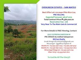  Terrain for sale in San Mateo, Rizal, San Mateo