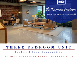 3 Bedroom Apartment for rent in Metro Manila, Makati City, Southern District, Metro Manila