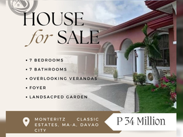 7 Bedroom House for sale in Davao, Davao City, Davao del Sur, Davao