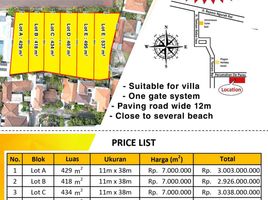  Land for sale in Badung, Bali, Kuta, Badung