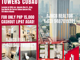 1 Bedroom Apartment for sale in Araneta Center–Cubao LRT-2, Quezon City, Quezon City