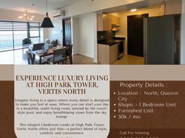 1 Bedroom Condo for rent at High Park at Vertis North, Quezon City