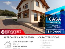 4 Habitación Casa en venta en Imbabura, San Roque, Antonio Ante, Imbabura