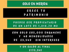  Terreno (Parcela) en venta en Merida, Yucatán, Merida