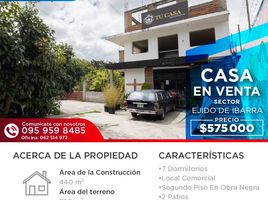 7 Habitación Casa en venta en San Miguel De Ibarra, Ibarra, San Miguel De Ibarra