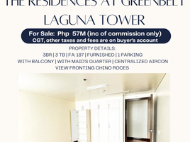 3 Bedroom Apartment for sale in Greenbelt by Ayala Malls, Makati City, Makati City