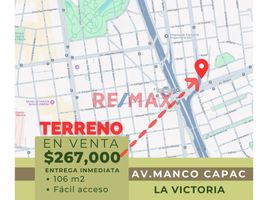  Terreno (Parcela) en venta en Lima, La Victoria, Lima, Lima