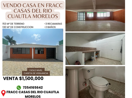 Maison 3 chambre à vendre à Cuautla, Morelos, Cuautla