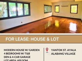 4 Bedroom House for rent in Muntinlupa City, Southern District, Muntinlupa City